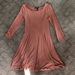 Mid sleeved mini dress